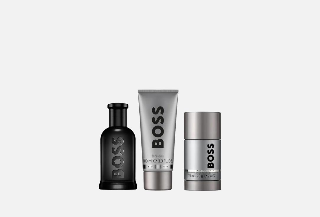Hugo Boss Gift Set: Eau de parfum, Shower Gel, Deodorant Stick Bottled Parfum