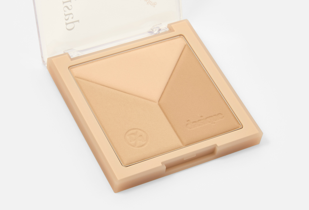 Dasique Face Contouring Palette V cut blending shading 02, Cool Blending 13 g Dasique Face Contouring Palette V cut blending shading