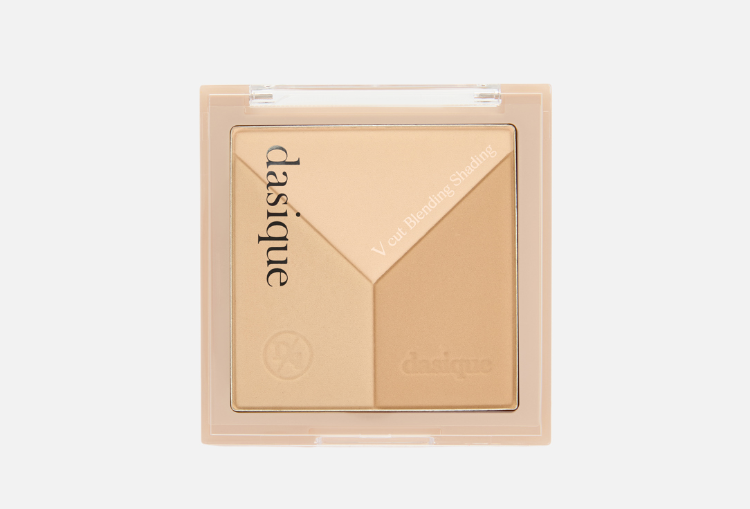 Dasique Face Contouring Palette V cut blending shading 02, Cool Blending 13 g Dasique Face Contouring Palette V cut blending shading