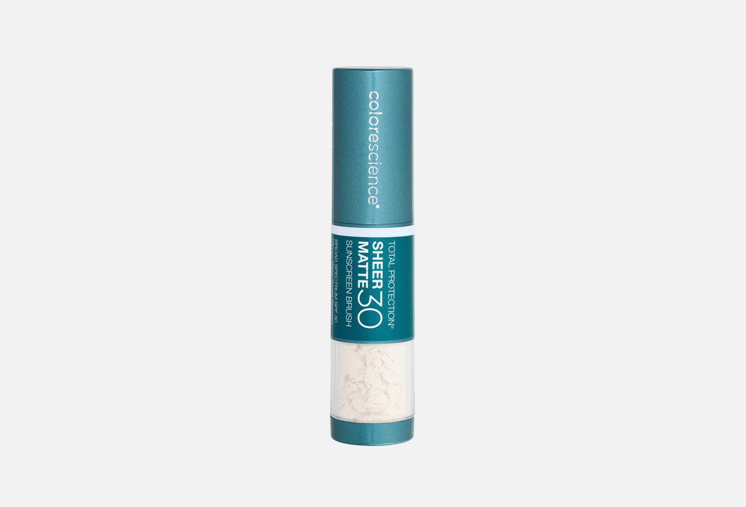 Colorescience Tinted Sunscreen Cream With Brush Applicator SPF 50 Total Protection Sheer Matte 4.3 g Colorescience Tinted Sunscreen Cream With Brush Applicator SPF 50 Total Protection Sheer Matte