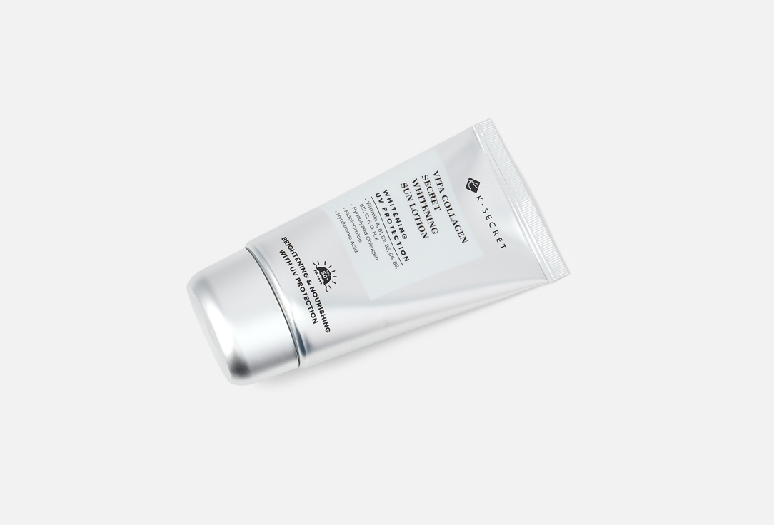K-SECRET Whitening Sunscreen Lotion SPF 50+ PA++++ Vita Collagen Secret