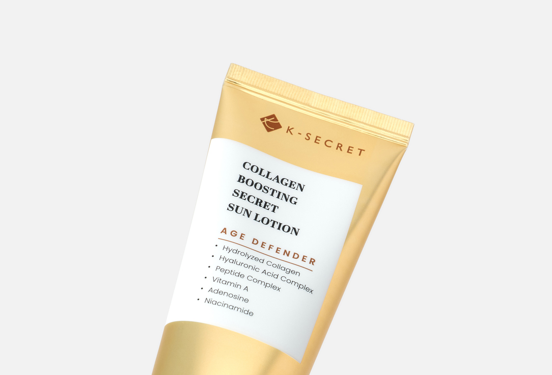 K-SECRET Whitening Sunscreen Lotion SPF 50+ PA++++ Collagen Boosting Secret