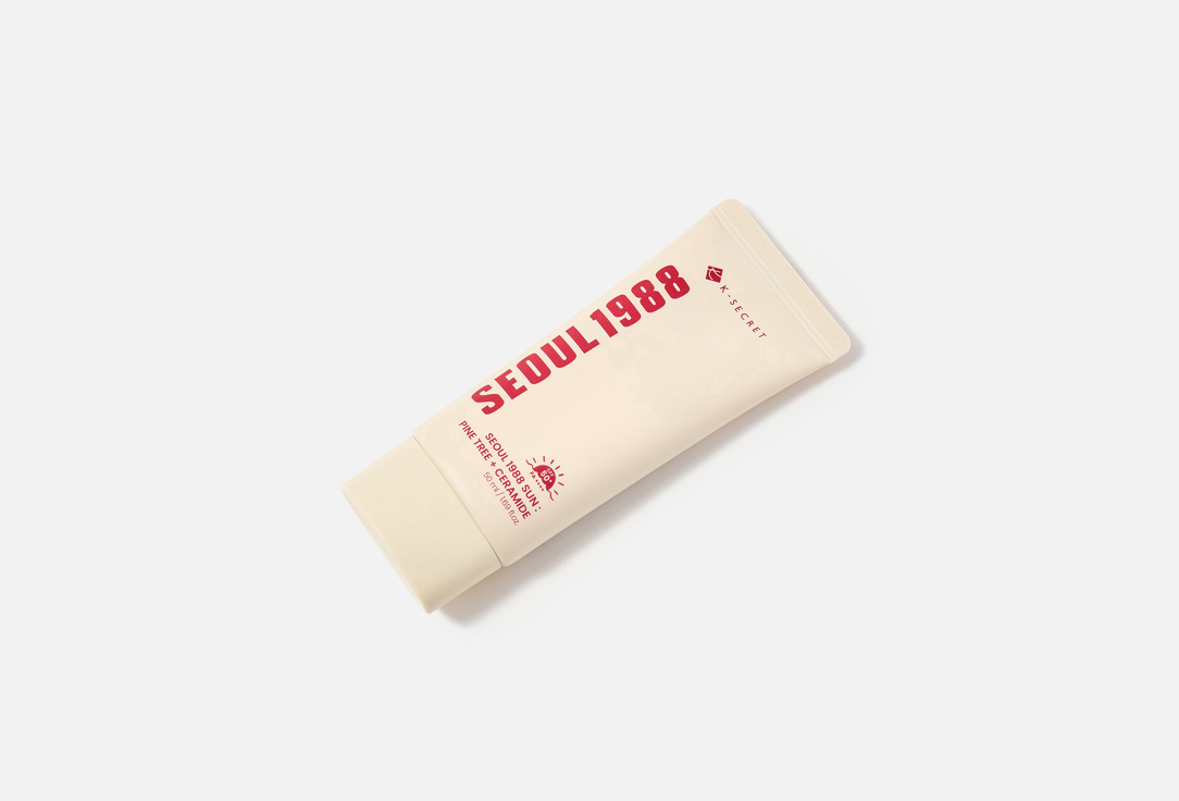 K-SECRET Sunscreen Cream SPF 50+ PA++++ Seoul 1988: Pine Tree + Ceramide