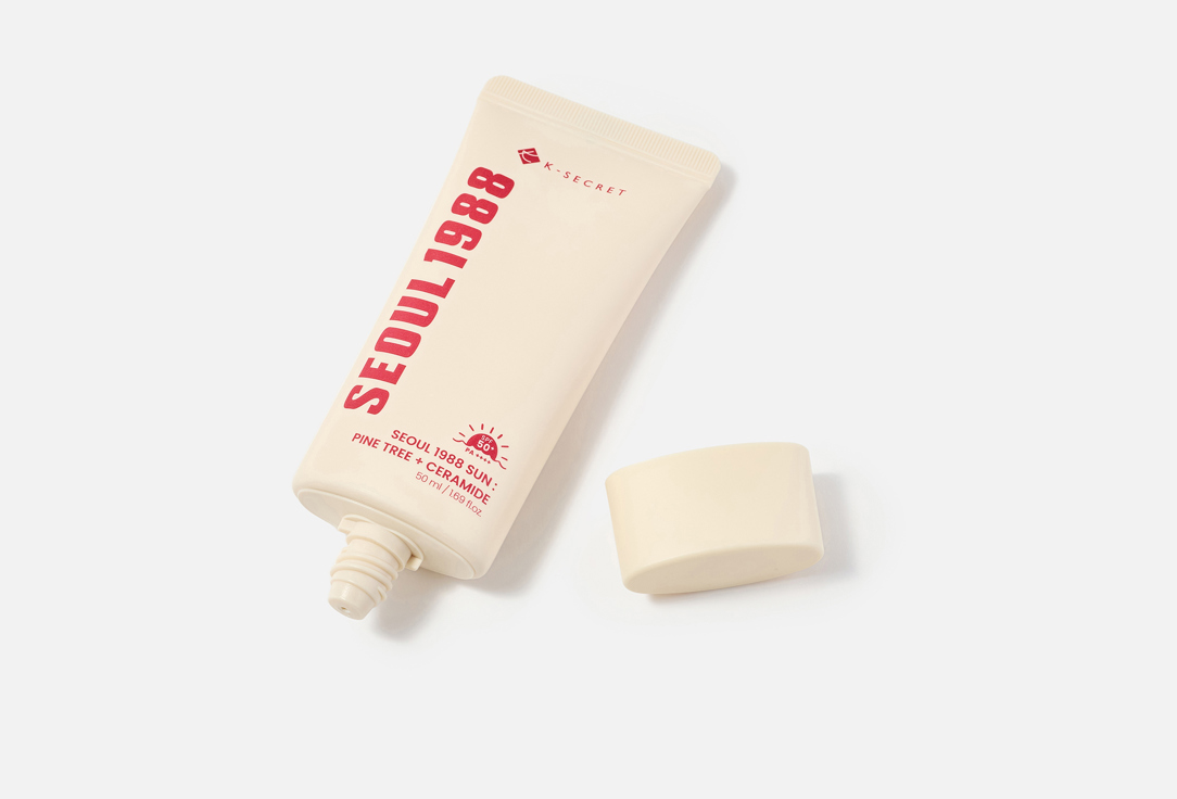 K-SECRET Sunscreen Cream SPF 50+ PA++++ Seoul 1988: Pine Tree + Ceramide