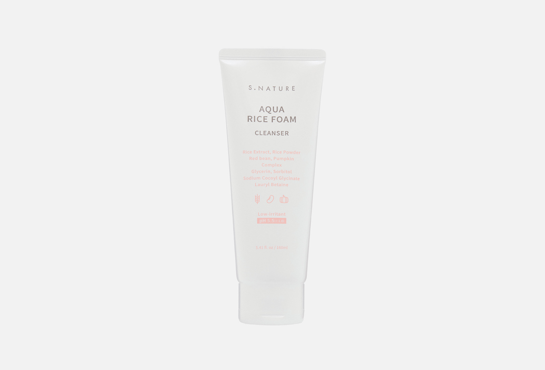 S.NATURE Cleansing Foam Aqua Rice