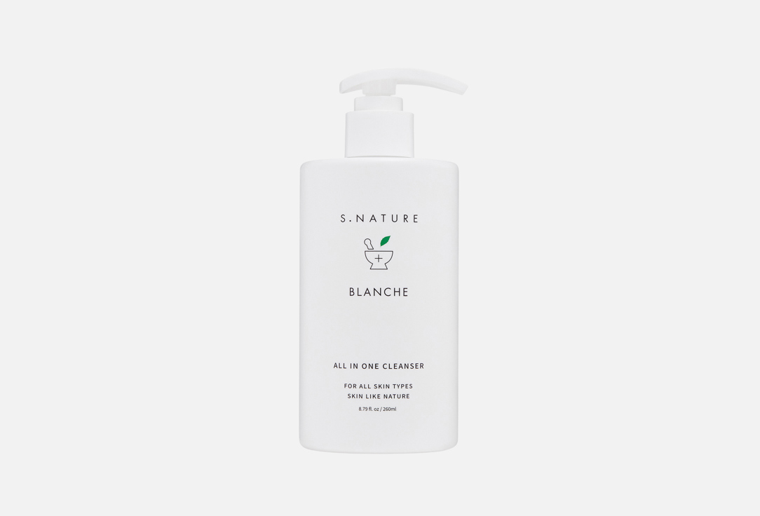 S.NATURE Face Cleansing Gel Blanche