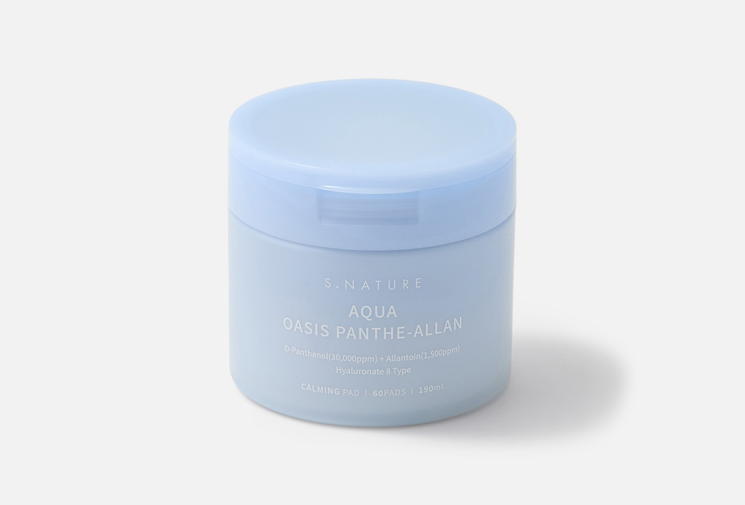 S.NATURE Soothing Face Pads Aqua Oasis Panthe-Allan