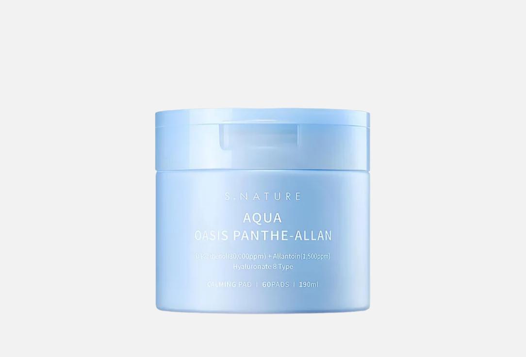 S.NATURE Soothing Face Pads Aqua Oasis Panthe-Allan 190 ml S.NATURE Soothing Face Pads Aqua Oasis Panthe-Allan
