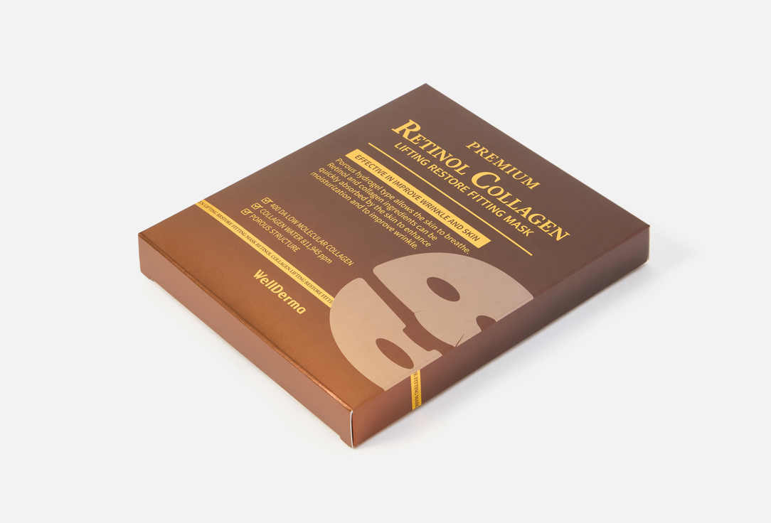 WellDerma Lifting & Restoring Mask Pack Premium Retinol Collagen 4 pcs WellDerma Lifting & Restoring Mask Pack Premium Retinol Collagen