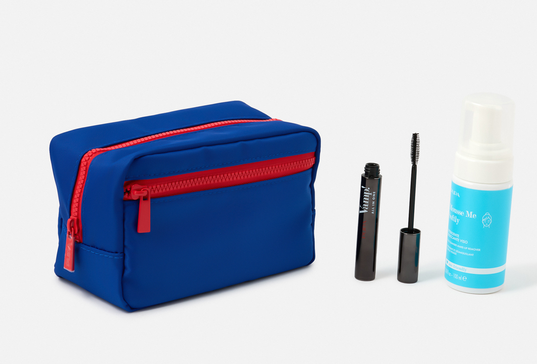 Pupa Mascara & Face Cleanser Set KIT VAMP! ALL IN ONE+ MOUSSE ME SOFTY