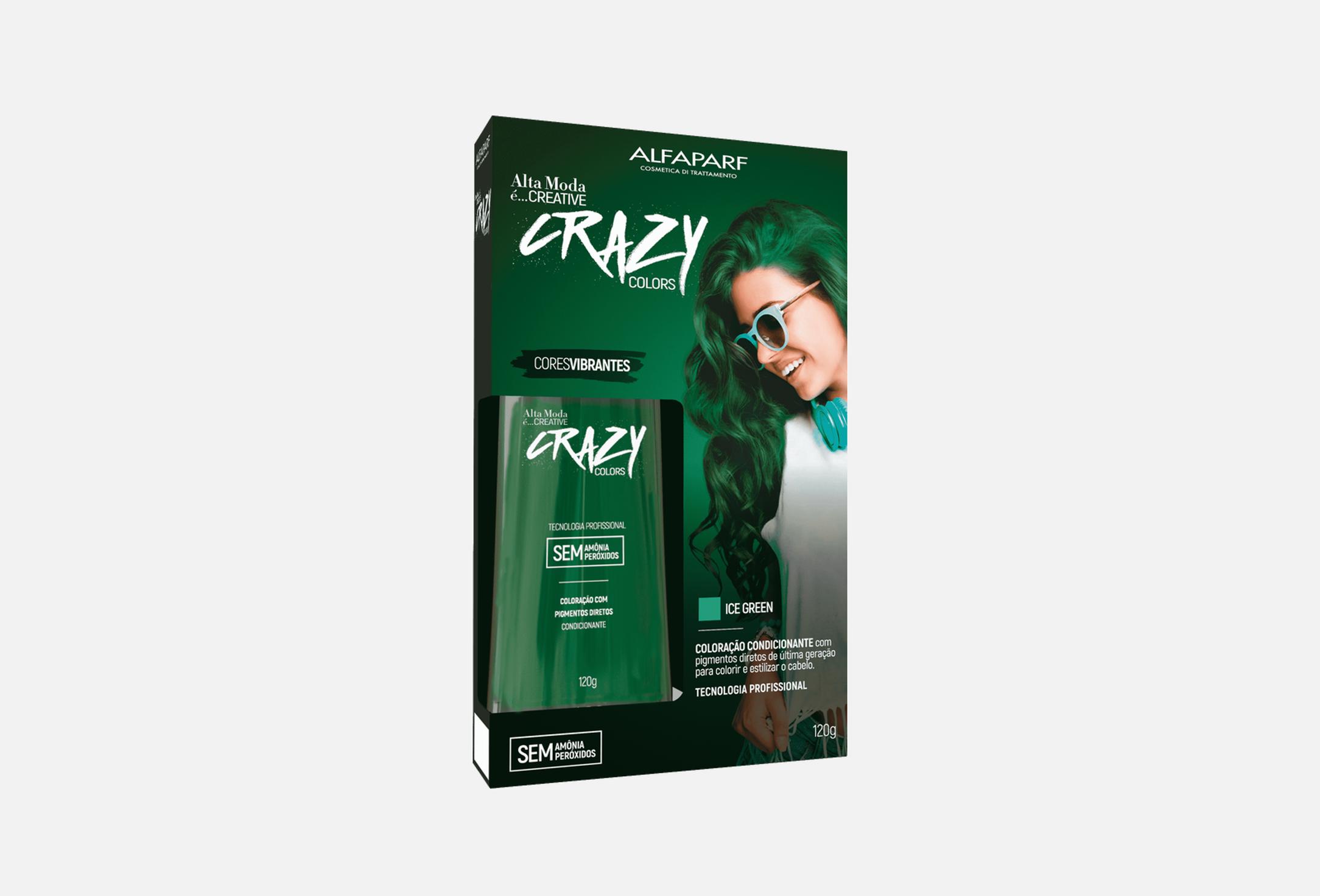 Creative Crazy Colors  120 Ice green