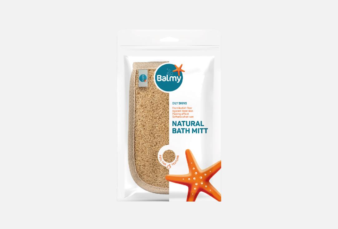 Balmy Natural Loofah Bath Mitt Against dead skin
