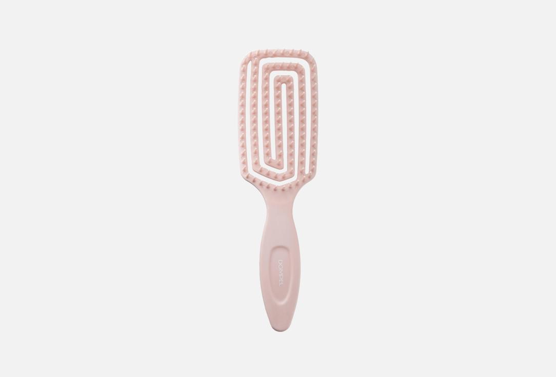 Dompel Silicon brush Long hair & extension Pink 1 pcs Dompel Silicon brush Long hair & extension