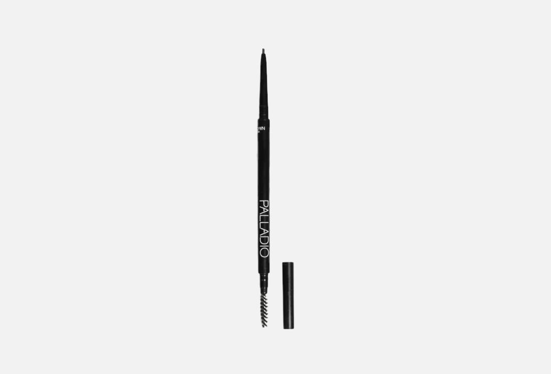 Palladio RETRACTABLE EYEBROW PENCIL THE BROW DEFINER Thin black brown 0.2 g Palladio RETRACTABLE EYEBROW PENCIL THE BROW DEFINER