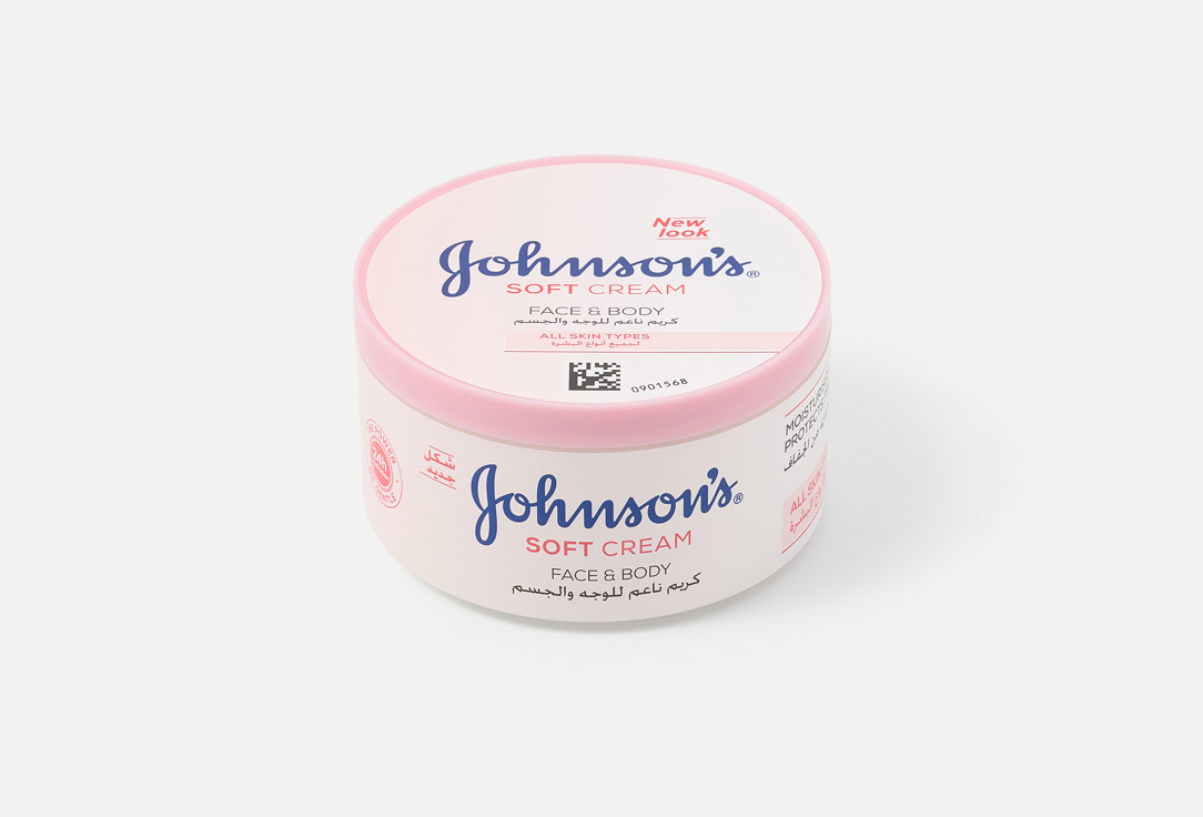 Johnson & Johnson Face and Body Cream Soft Cream 300 ml Johnson & Johnson Face and Body Cream Soft Cream