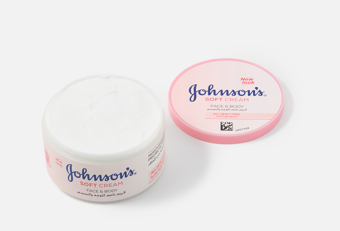 Johnson & Johnson Face and Body Cream Soft Cream 300 ml Johnson & Johnson Face and Body Cream Soft Cream