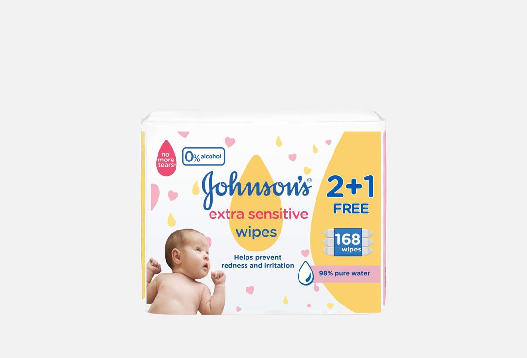 Johnson & Johnson Fragrance-Free Pure Water Baby Wipes​ Extra Sensitive Wipes