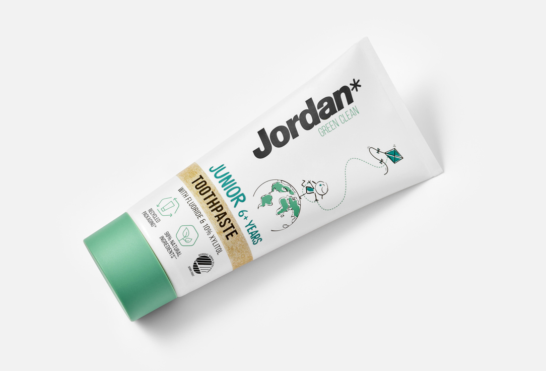 Jordan Baby Toothpaste Green Clean Junior 6+ 75 ml Jordan Baby Toothpaste Green Clean Junior 6+