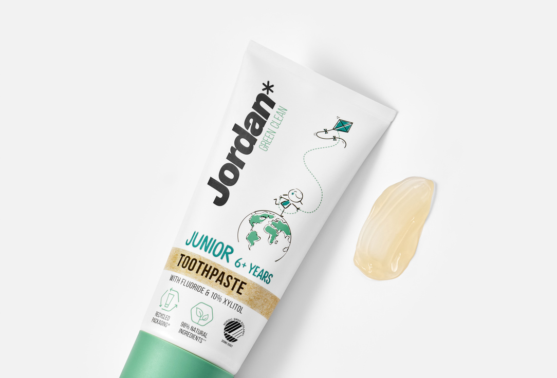 Jordan Baby Toothpaste Green Clean Junior 6+ 75 ml Jordan Baby Toothpaste Green Clean Junior 6+