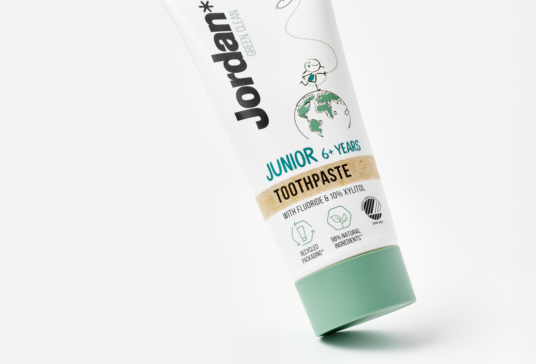 Jordan Baby Toothpaste Green Clean Junior 6+ 75 ml Jordan Baby Toothpaste Green Clean Junior 6+