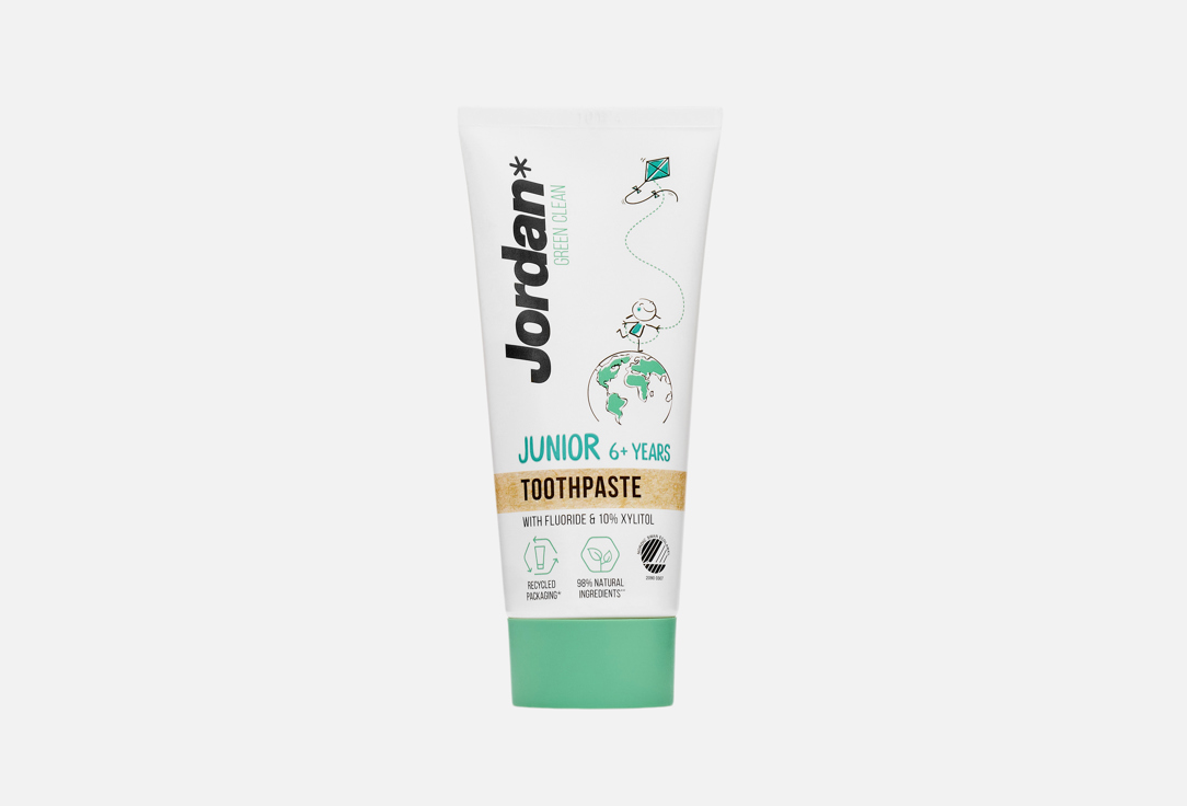 Jordan Baby Toothpaste Green Clean Junior 6+ 75 ml Jordan Baby Toothpaste Green Clean Junior 6+