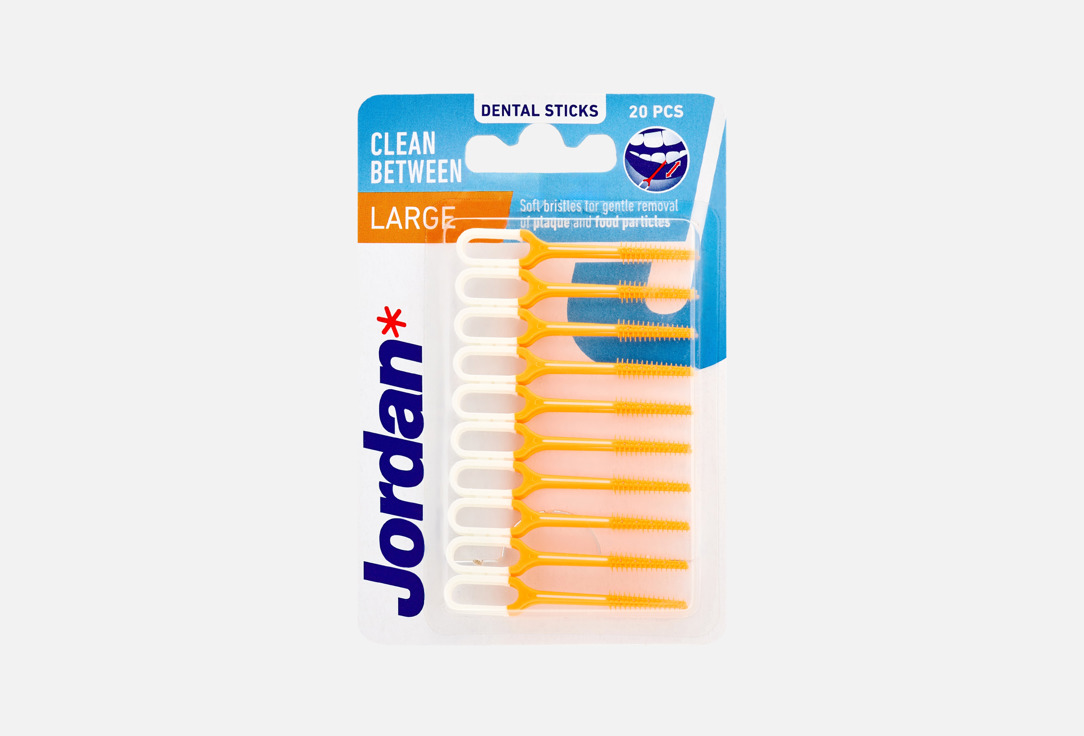 Jordan Cleansing Teeth Stick Set Clean Between Large Size