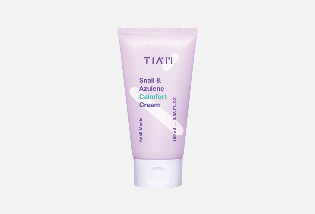 TIAM Soothing & Hydrating Face Cream Snail & Azulene 100 ml TIAM Soothing & Hydrating Face Cream Snail & Azulene