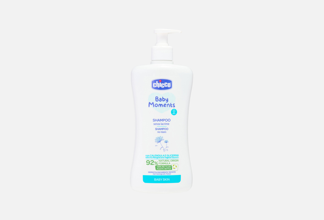 CHICCO Tear-free shampoo Baby Moments Shampoo