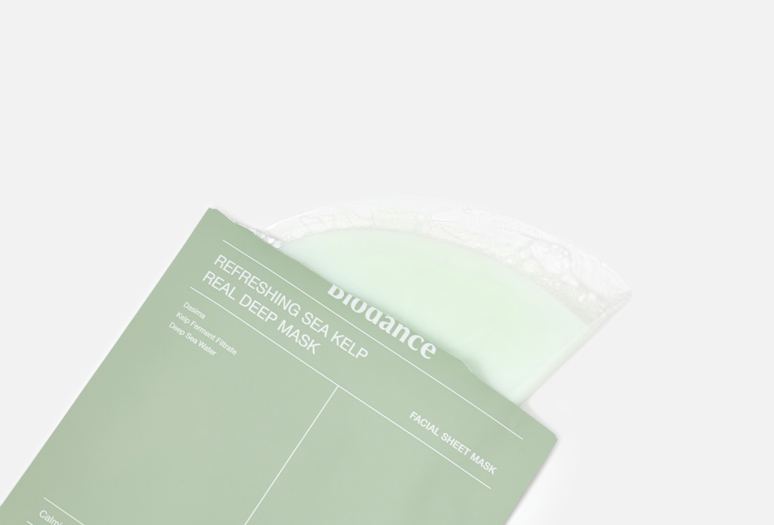 Biodance soothing hydrogel Face mask Refreshing Sea Kelp Real Deep