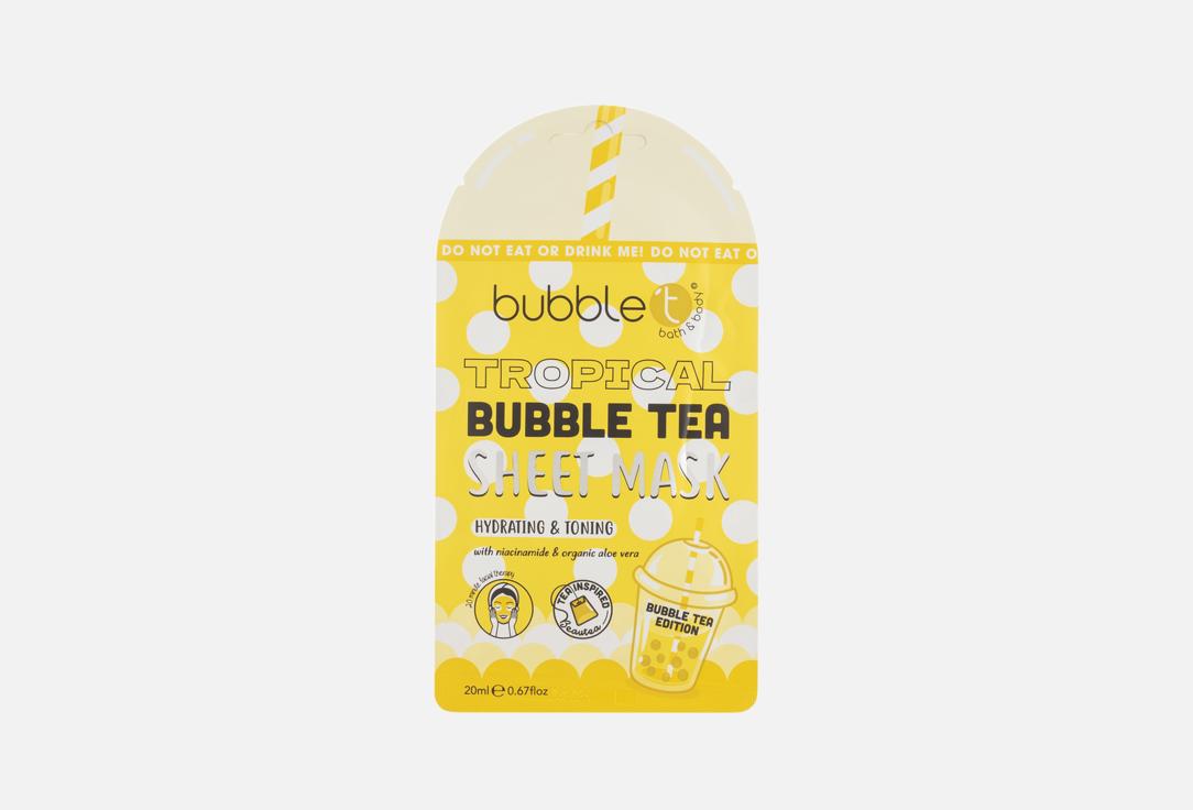 Bubble T Hydrating & toning Face sheet mask Tropical