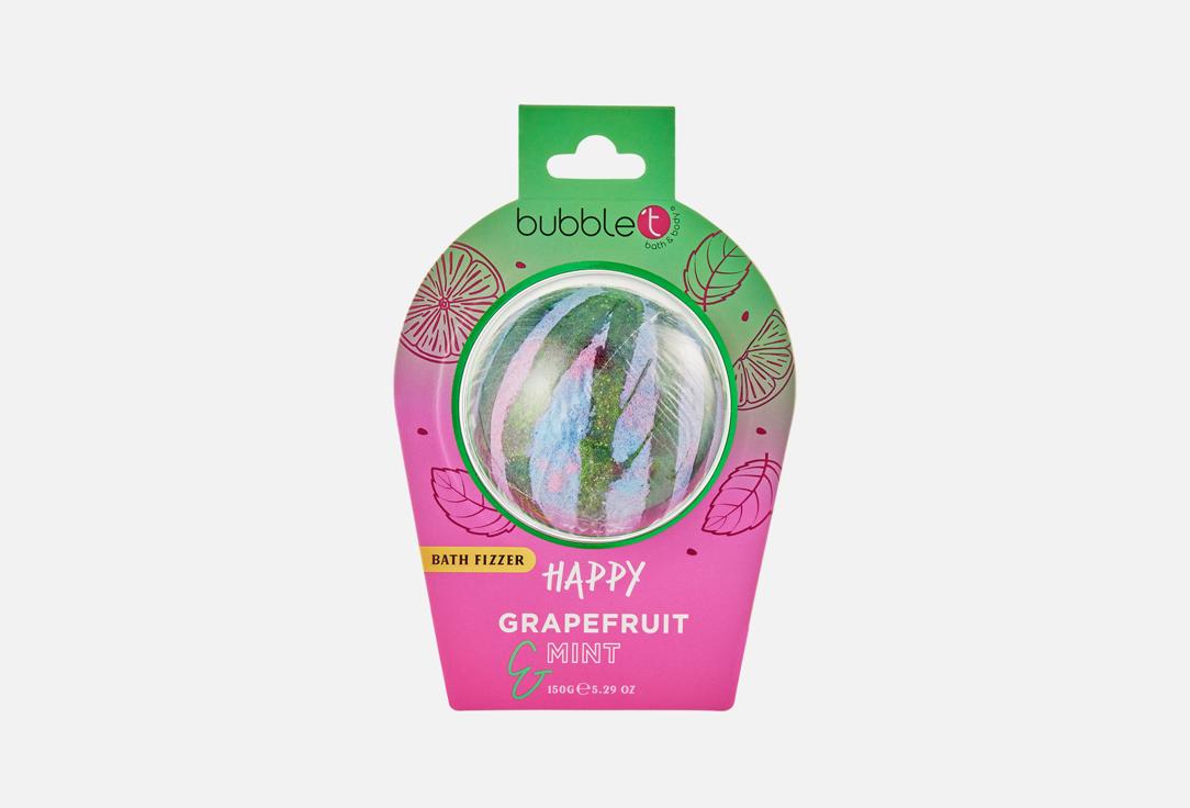 Bubble T Bath Bomb Happy Bath fizzer Grapefruit & Mint
