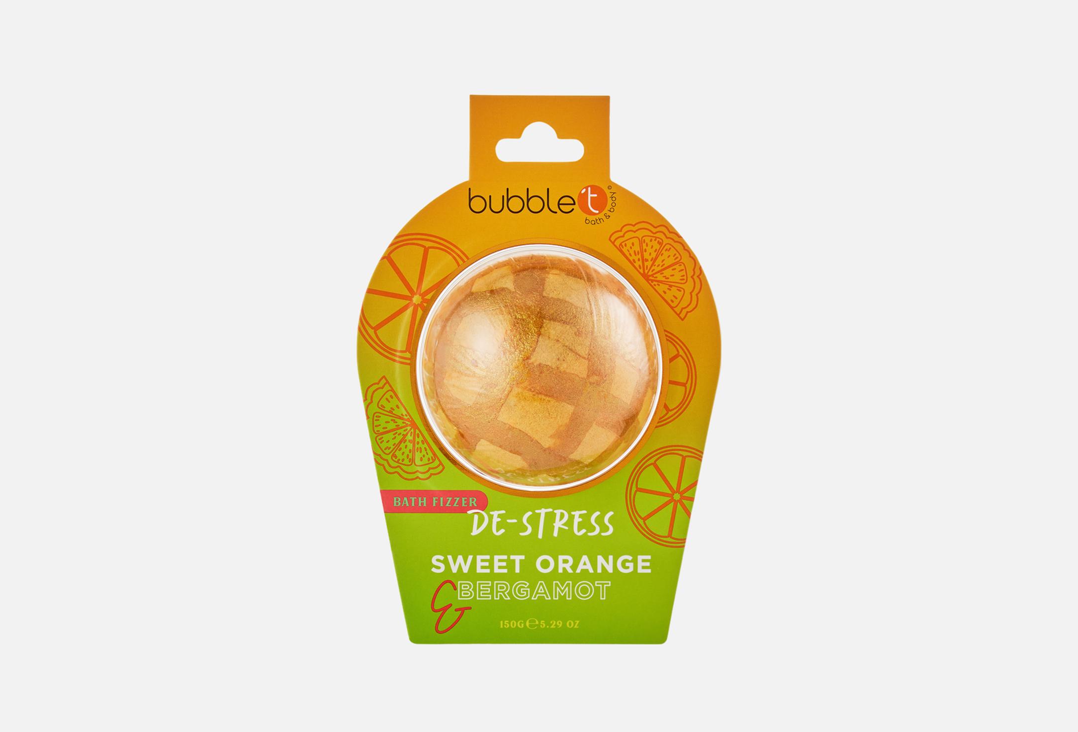 De-stress Bath fzzer Sweet Orange & Bergamot 150