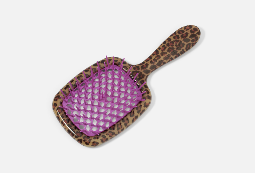Janeke Ventilated detangling hair brush Superbrush Spotted Quilted