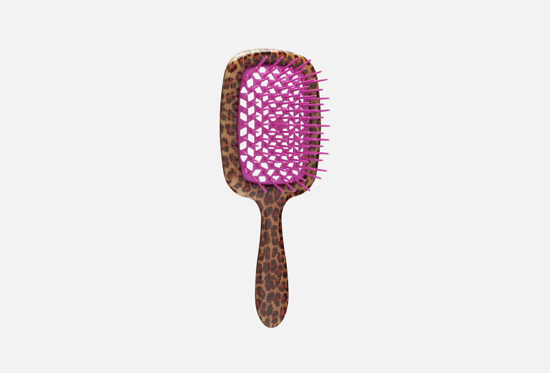 Janeke Ventilated detangling hair brush Superbrush Spotted Quilted