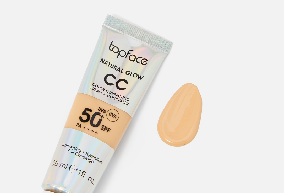 Topface CC Cream and Concealer with Natural Finish Natural Glow