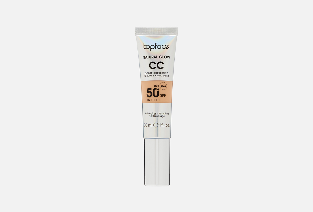 Topface كريم سي سي بلمسة بطبيعية عامل حماية من الشمس 50+ ناتشورال غلو 4 30 مل Topface كريم سي سي بلمسة بطبيعية عامل حماية من الشمس 50+ ناتشورال غلو