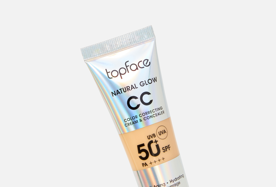Topface كريم سي سي بلمسة بطبيعية عامل حماية من الشمس 50+ ناتشورال غلو 5 30 مل Topface كريم سي سي بلمسة بطبيعية عامل حماية من الشمس 50+ ناتشورال غلو