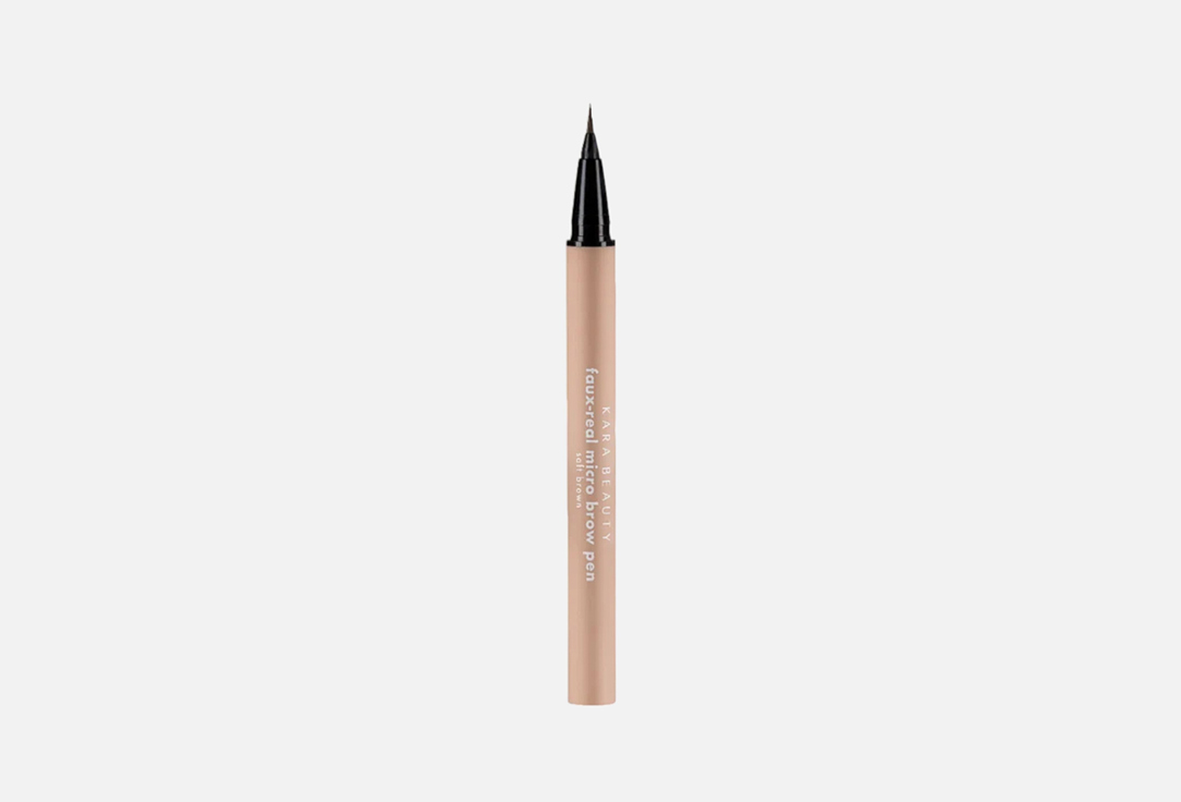KARA BEAUTY MICRO BROW PEN FAUX-REAL Soft brown 0.5 ml KARA BEAUTY MICRO BROW PEN FAUX-REAL