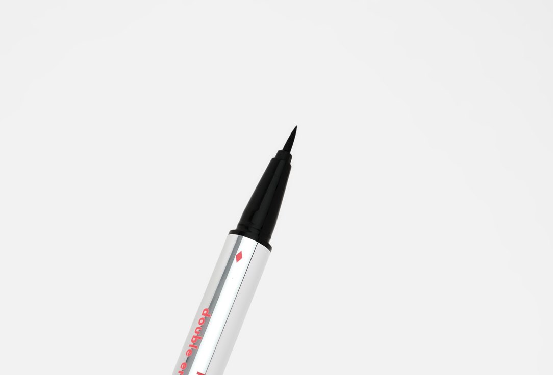 KARA BEAUTY DOUBLE-ENDED EYELINER PEN FELT TIP Black 0.8 ml KARA BEAUTY DOUBLE-ENDED EYELINER PEN FELT TIP