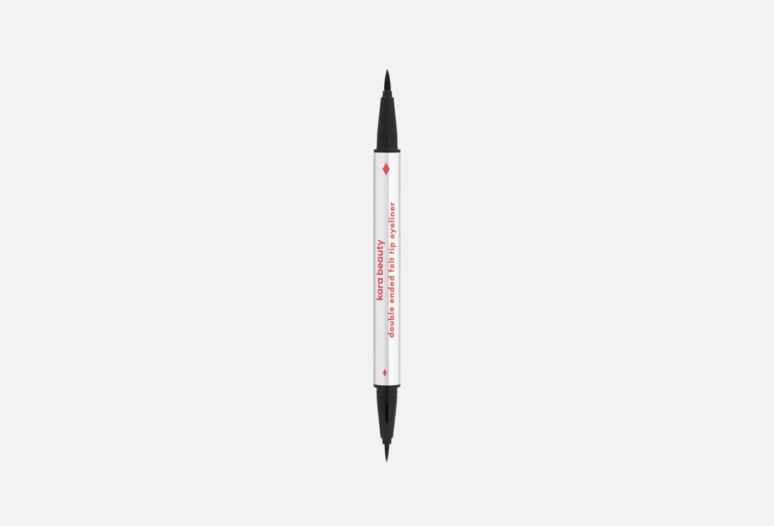 KARA BEAUTY DOUBLE-ENDED EYELINER PEN FELT TIP Black 0.8 ml KARA BEAUTY DOUBLE-ENDED EYELINER PEN FELT TIP