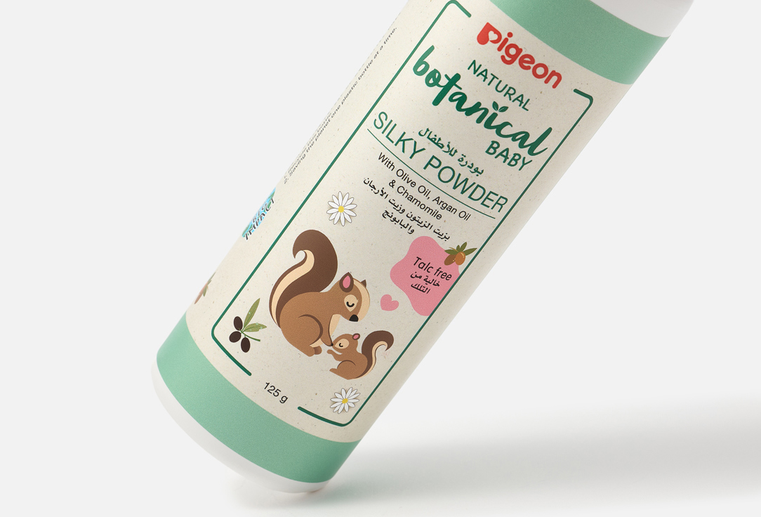Pigeon Silky Powder Natural Botanical Baby 125 g Pigeon Silky Powder Natural Botanical Baby