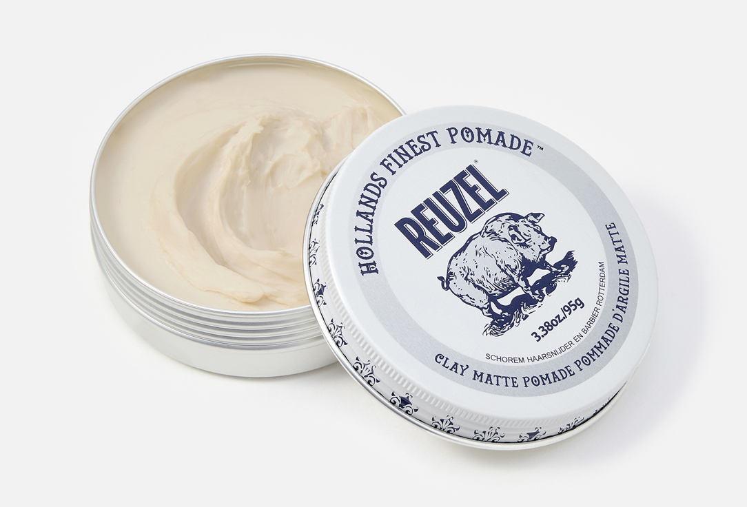 Reuzel Medium Hold Matte Hair Pomade Clay Matte 95 g Reuzel Medium Hold Matte Hair Pomade Clay Matte