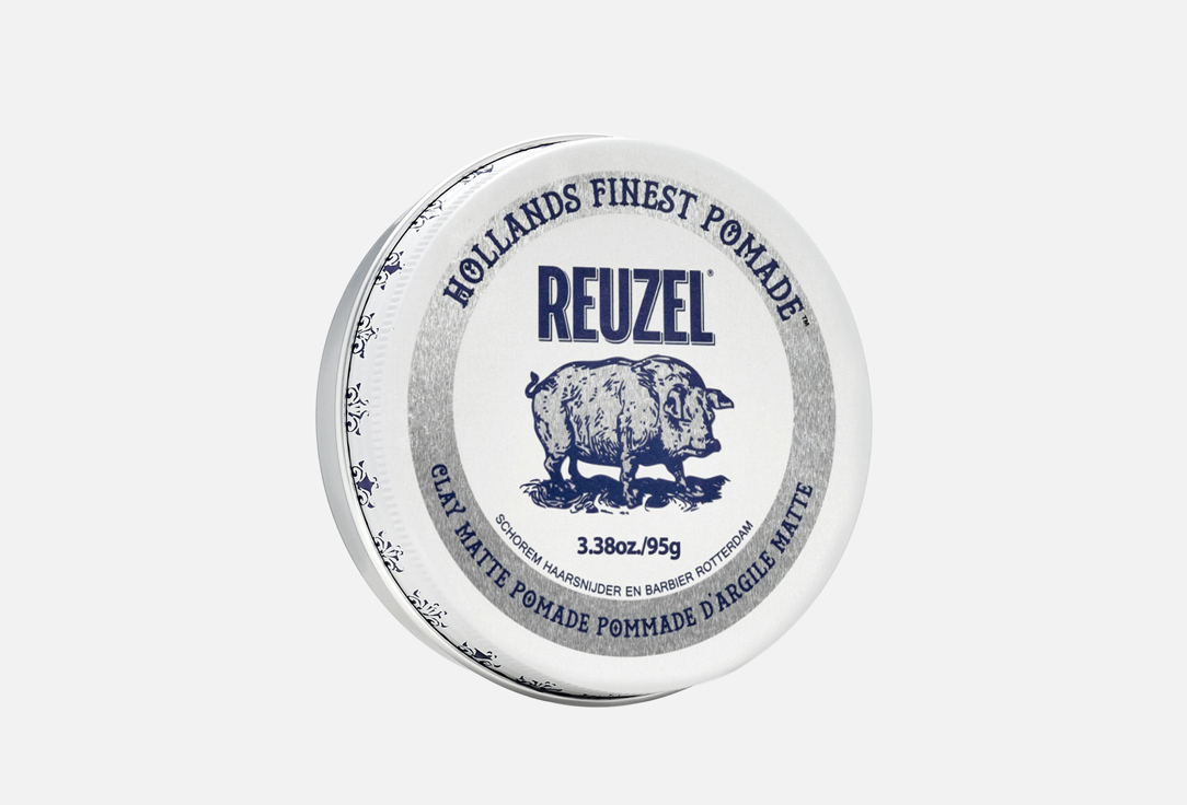 Reuzel Medium Hold Matte Hair Pomade Clay Matte 95 g Reuzel Medium Hold Matte Hair Pomade Clay Matte