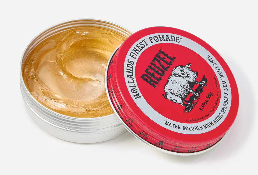 Reuzel Medium hold High shine Hair Pomade Red Pomade
