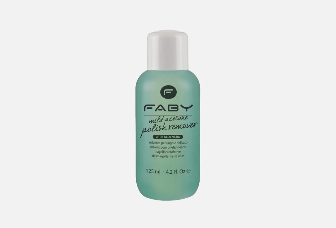 faby line Mild Nail Polish Remover Acetone Remover with Aloe Vera