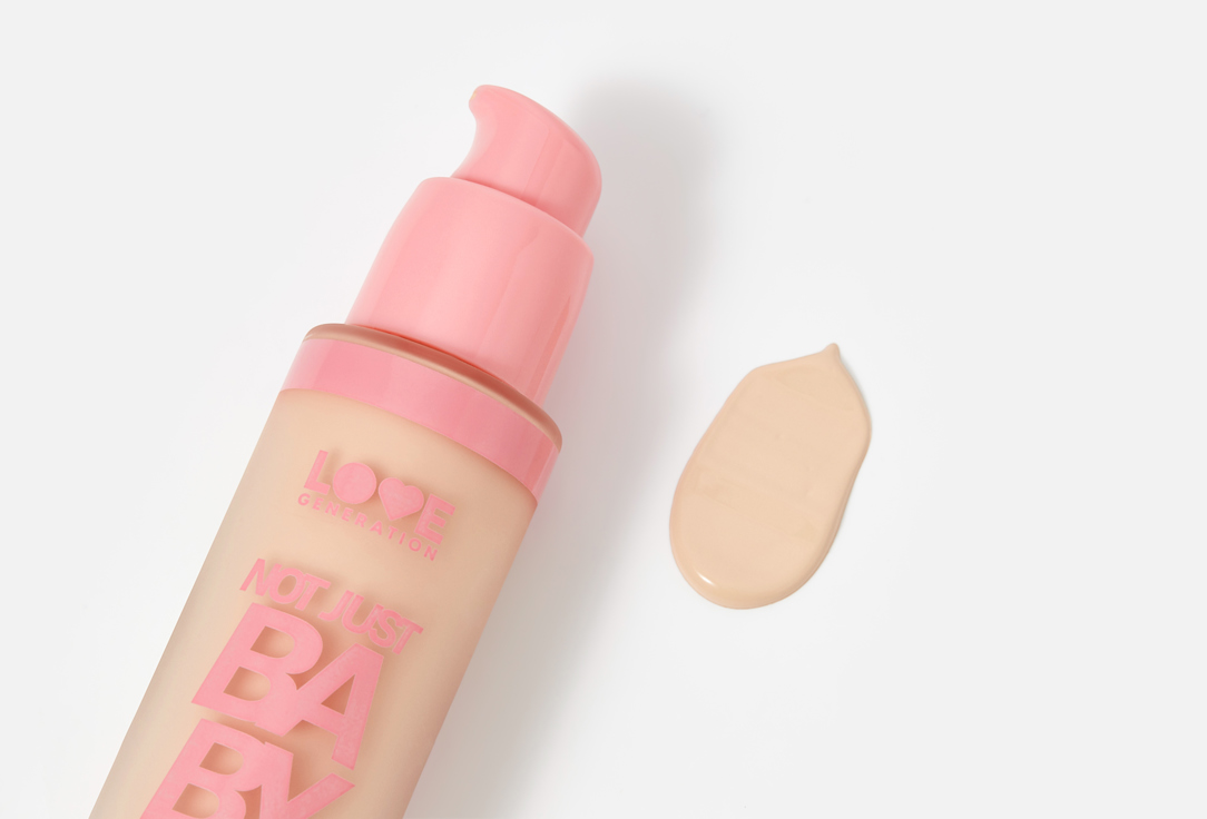 Love Generation Natural face foundation cream Not Just Baby Face 02, Ivory 30 ml Love Generation Natural face foundation cream Not Just Baby Face