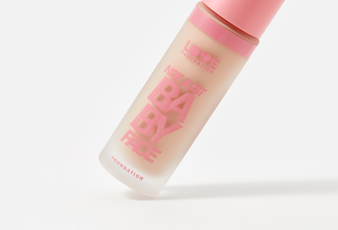 Love Generation Natural face foundation cream Not Just Baby Face 02, Ivory 30 ml Love Generation Natural face foundation cream Not Just Baby Face