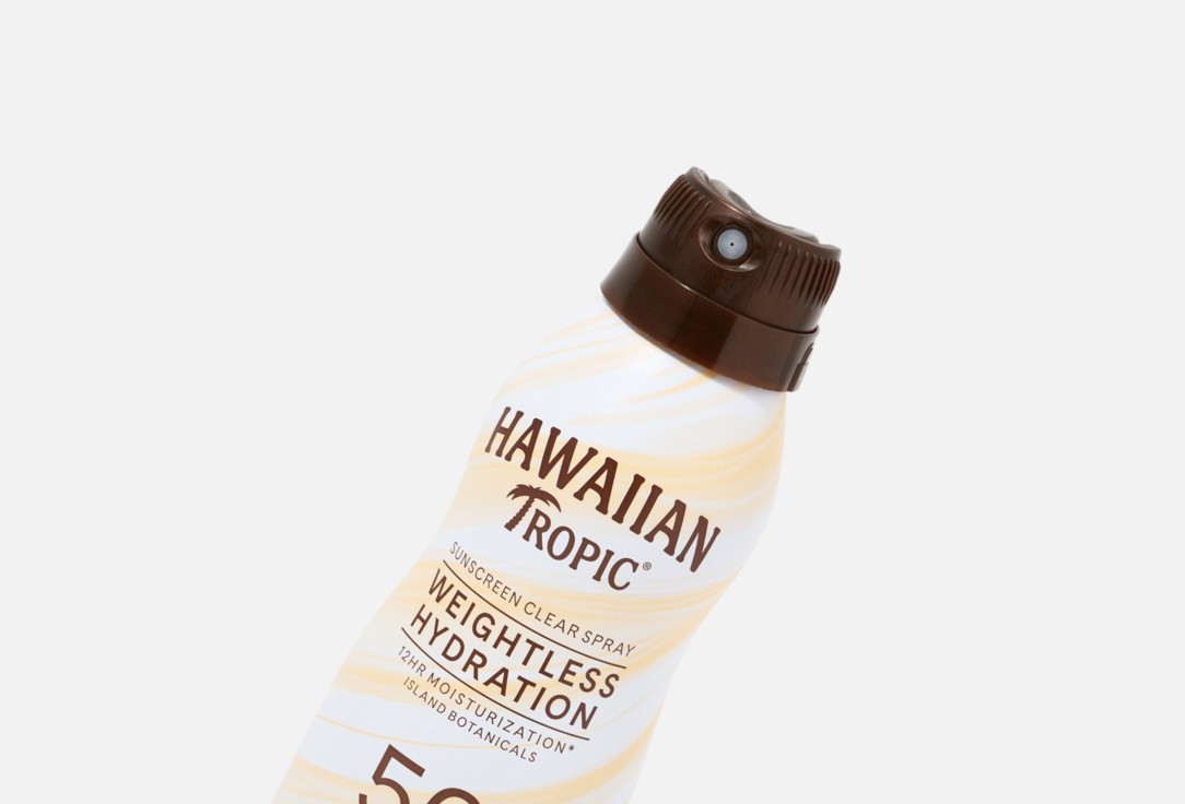 Hawaiian Tropic SUNSCREEN CLEAR SPRAY SPF 50 Weightless Hydration