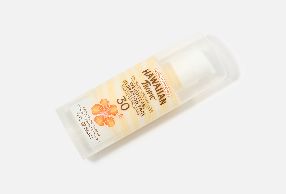 Hawaiian Tropic SUNSCREEN FACE LOTION SPF 30 Weightless Hydration