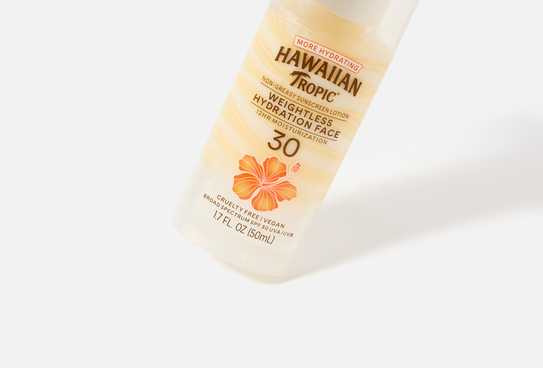 Hawaiian Tropic SUNSCREEN FACE LOTION SPF 30 Weightless Hydration